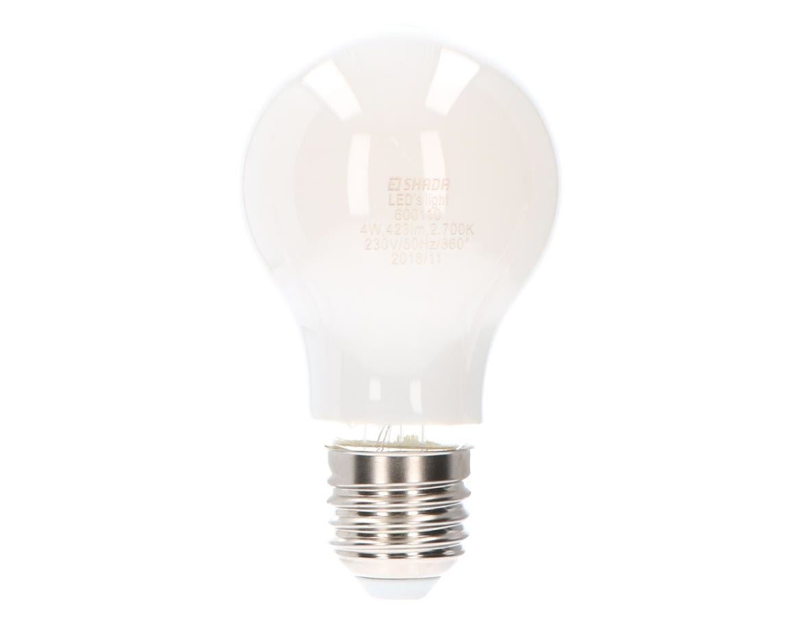 Lampen | verlichting: LED-filament spaarlamp klassiek mat