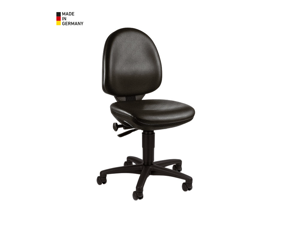 Stoelen: Draaibare werkstoel TEC 50 + zwart