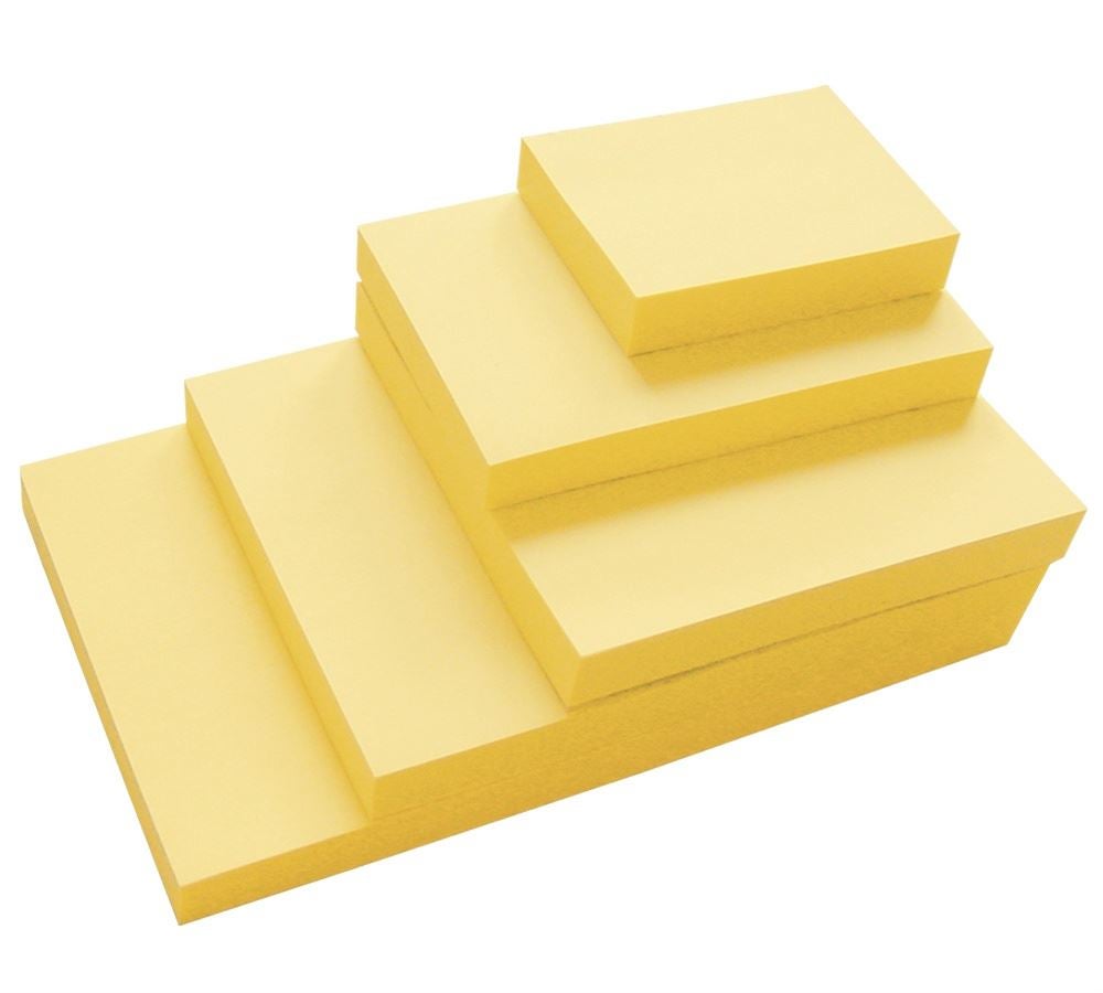 Papierproducten: Memoblokken + geel