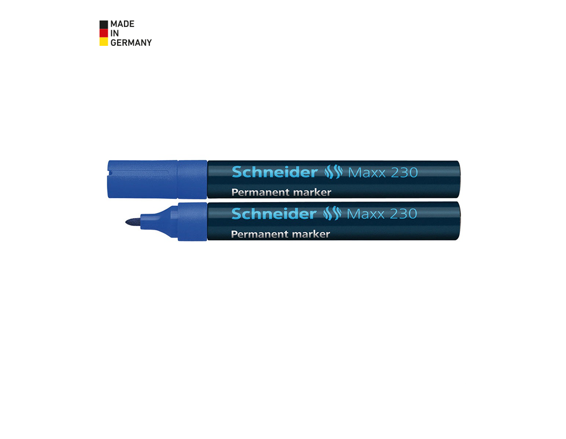 Schrijven | Corrigeren: Schneider Permanentmarker 230 + blauw