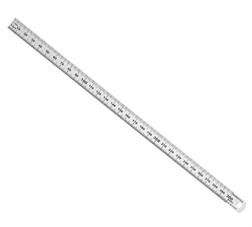 Meetinstrumenten: Rumold stalen liniaal, 0,5 mm dik