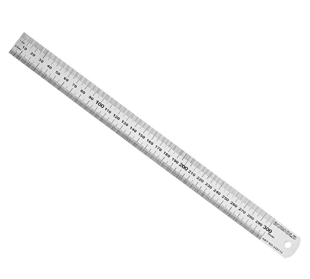 Meetinstrumenten: Rumold stalen linialen, 1,0 mm dik