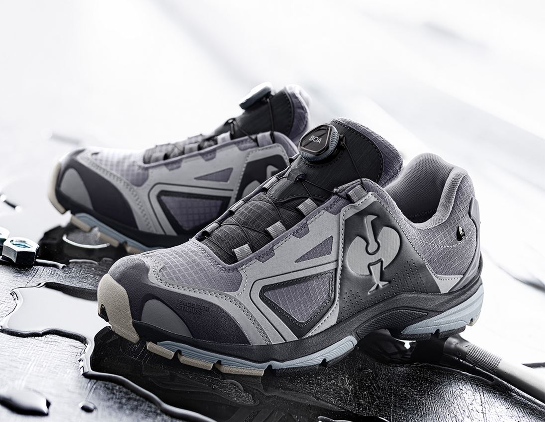 Schoenen: O2 Werkschoenen e.s. Minkar II + aluminium/grafiet