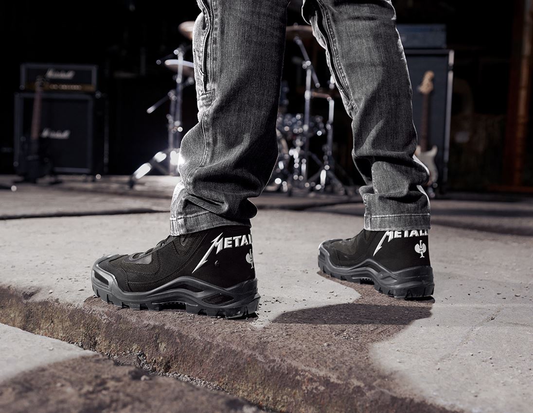 Schoenen: Metallica safety boots + zwart 1