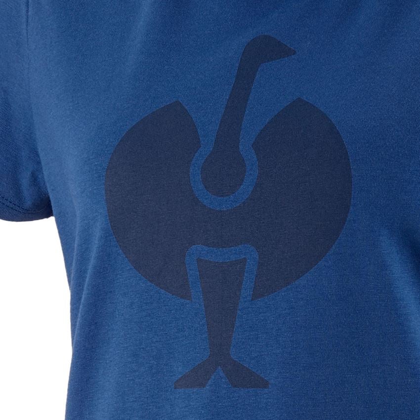 Bovenkleding: T-Shirt e.s.concrete, dames + alkalisch blauw 2