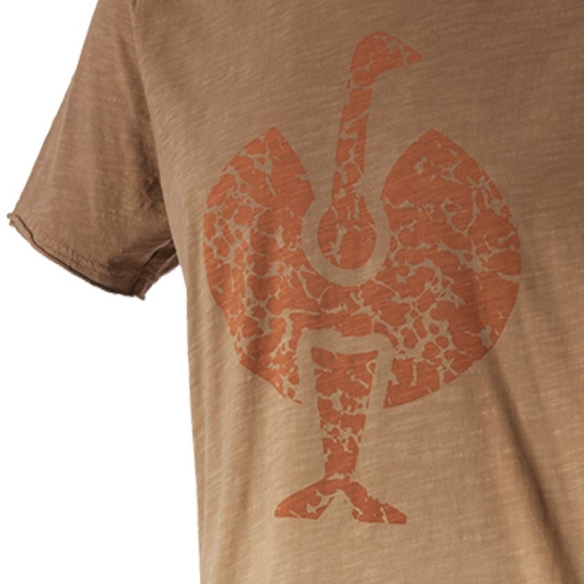 Onderwerpen: e.s. T-Shirt workwear ostrich + lichtbruin vintage 2