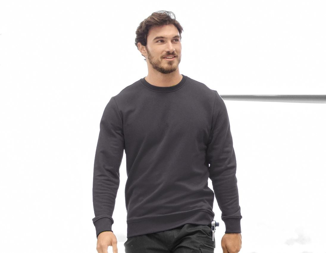 Bovenkleding: Sweatshirt e.s.industry + antraciet