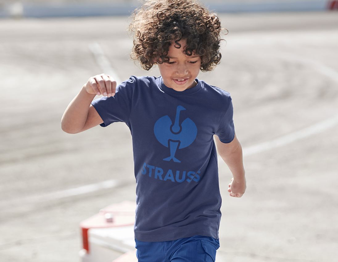 Bovenkleding: T-Shirt e.s.concrete, kinderen + diepblauw