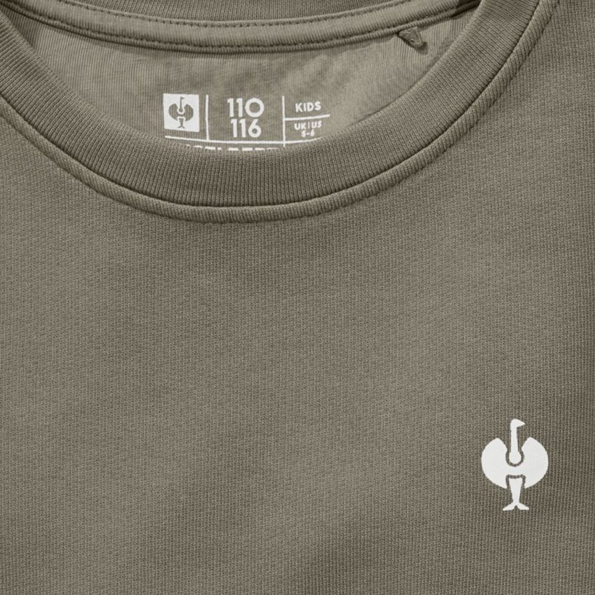 Kleding: Sweatshirt e.s.botanica, kinderen + natuurlijk groen 2
