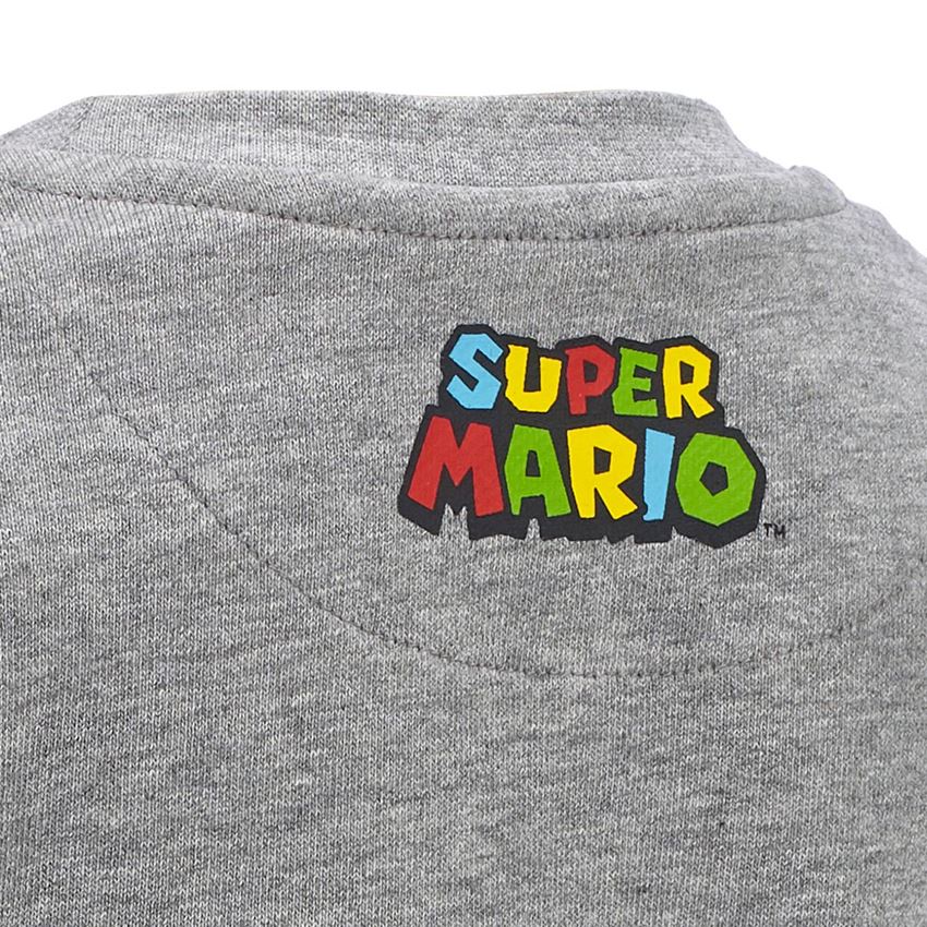 Bovenkleding: Super Mario sweatshirt, kids + grijs mêlee 2