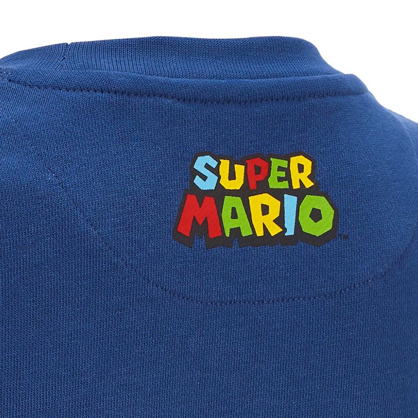 Samenwerkingen: Super Mario sweatshirt, kids + alkalisch blauw 2