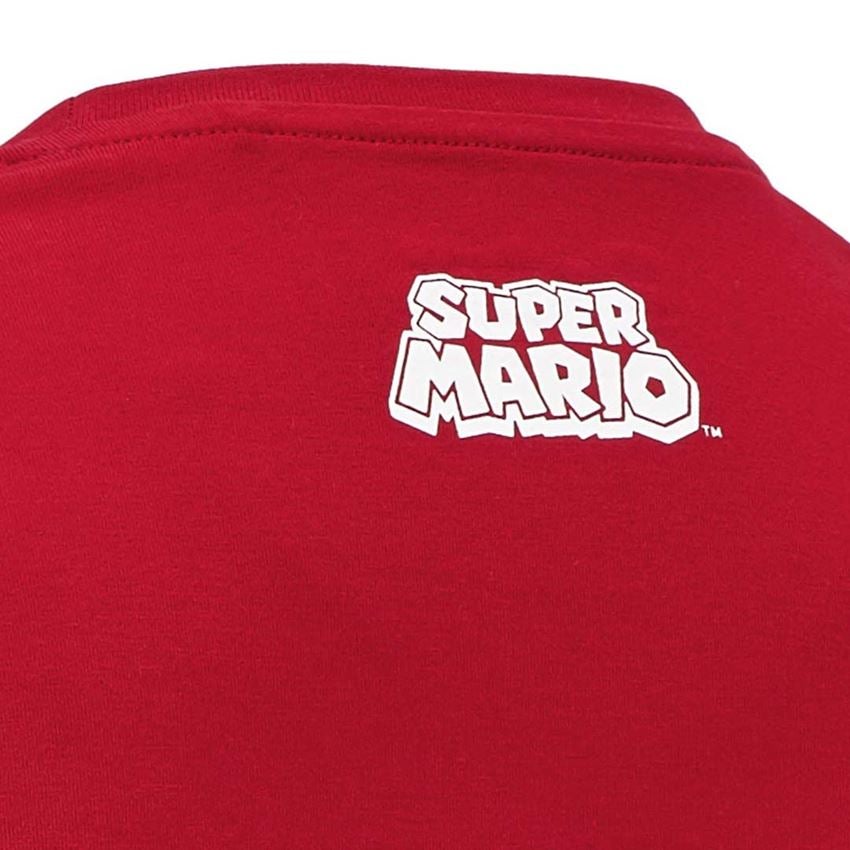 Bovenkleding: Super Mario T-shirt, heren + vuurrood 2