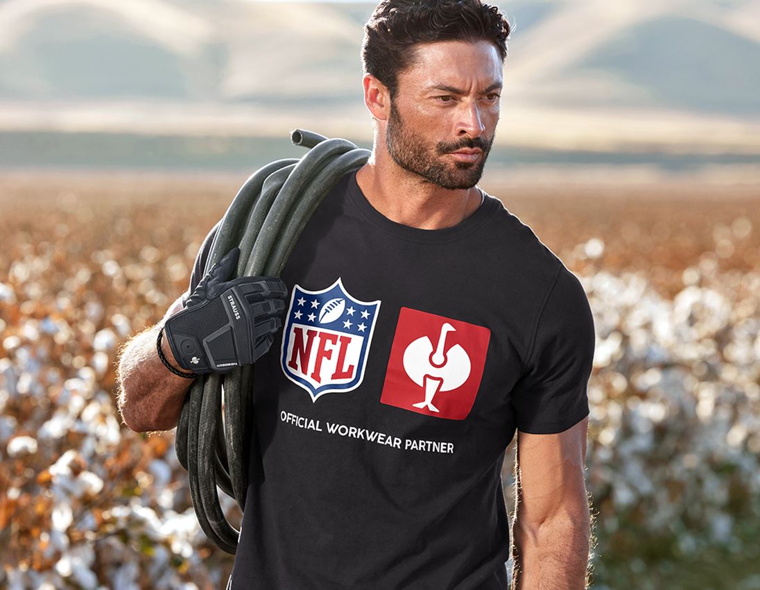 Bovenkleding: NFL T-Shirt cotton + zwart 1