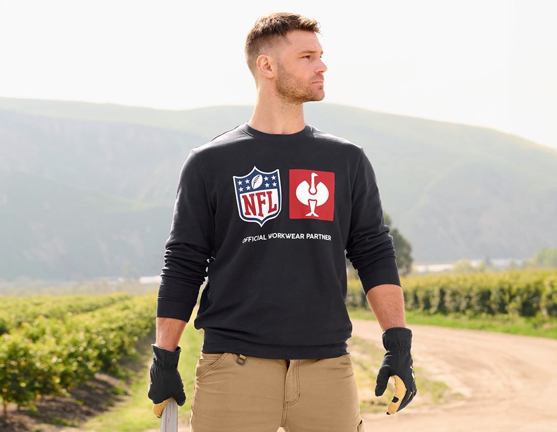 Bovenkleding: NFL Sweatshirt cotton + zwart 2