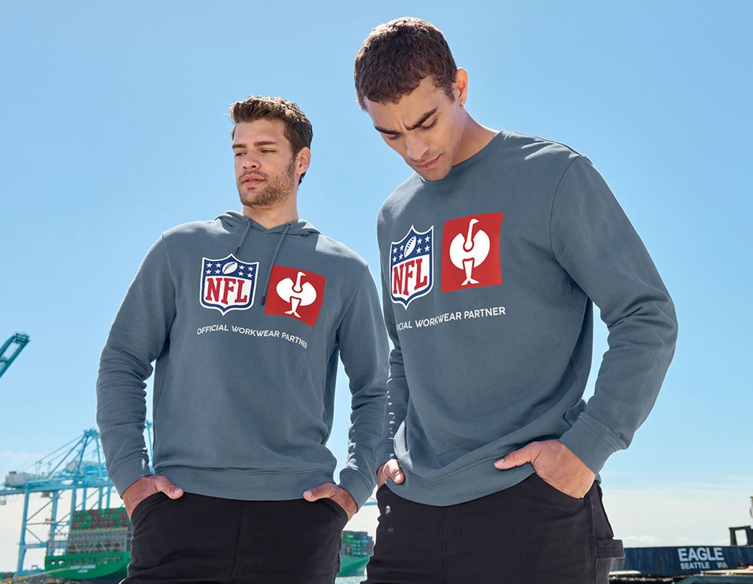 Bovenkleding: NFL Sweatshirt cotton + oxideblauw