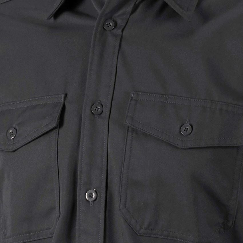 Bovenkleding: Werkhemden e.s.classic, lange mouw + zwart 2