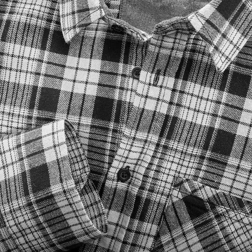 Bovenkleding: Ruitjeshemd e.s.vintage + zwart geruit 2