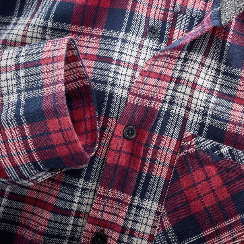 Bovenkleding: Ruitjeshemd e.s.vintage + rood geblokt 2