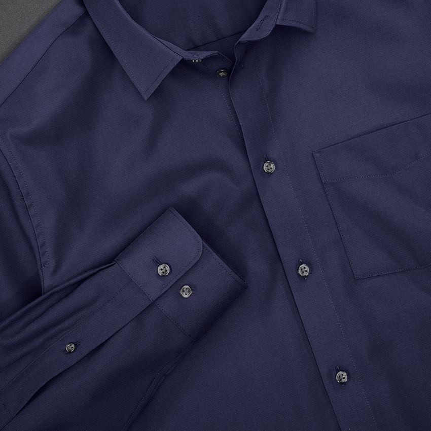 Onderwerpen: e.s. Business overhemd cotton stretch, comfort fit + donkerblauw 3