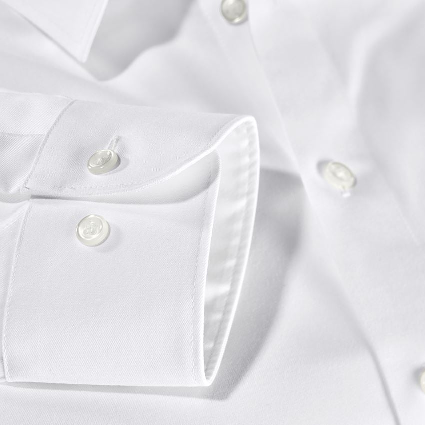 Onderwerpen: e.s. Business overhemd cotton stretch, slim fit + wit 3