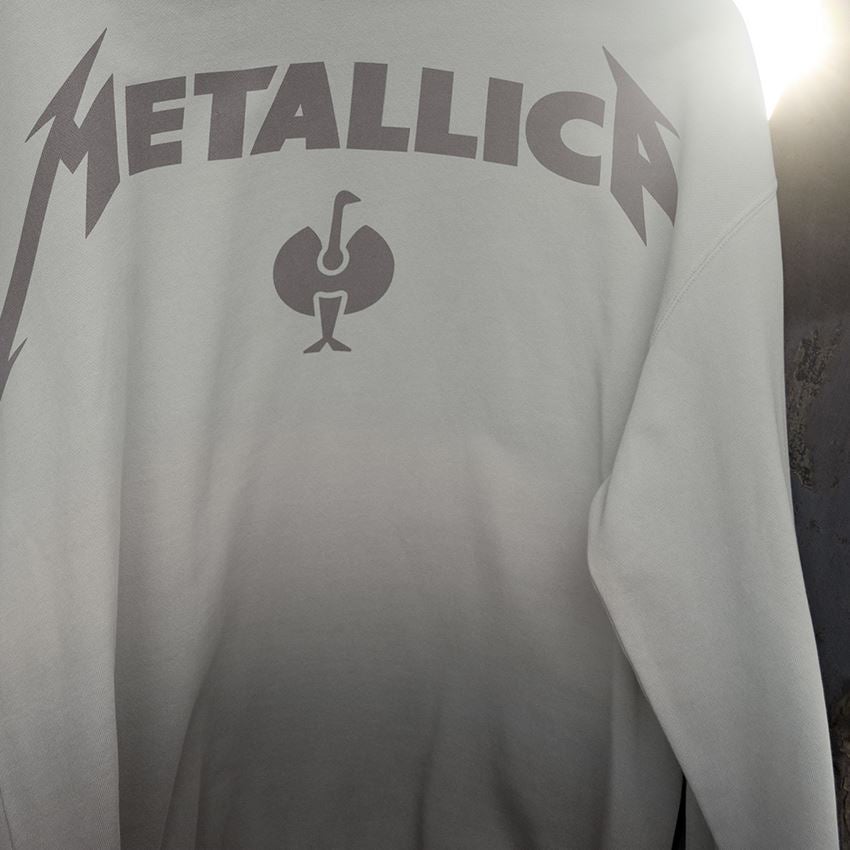 Bovenkleding: Metallica cotton sweatshirt + magneetgrijs/graniet 2