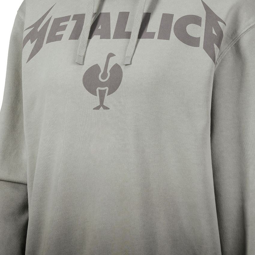 Kleding: Metallica cotton hoodie, ladies + magneetgrijs/graniet 2