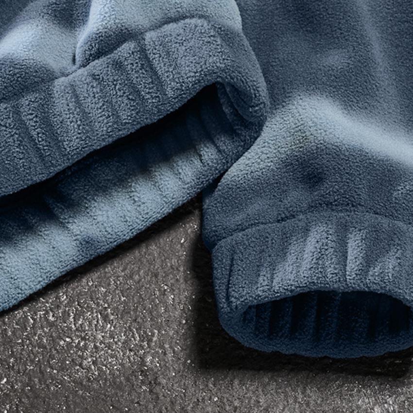 Bovenkleding: Fleece hoody tie-dye e.s.motion ten, dames + leisteenblauw/rookblauw 2
