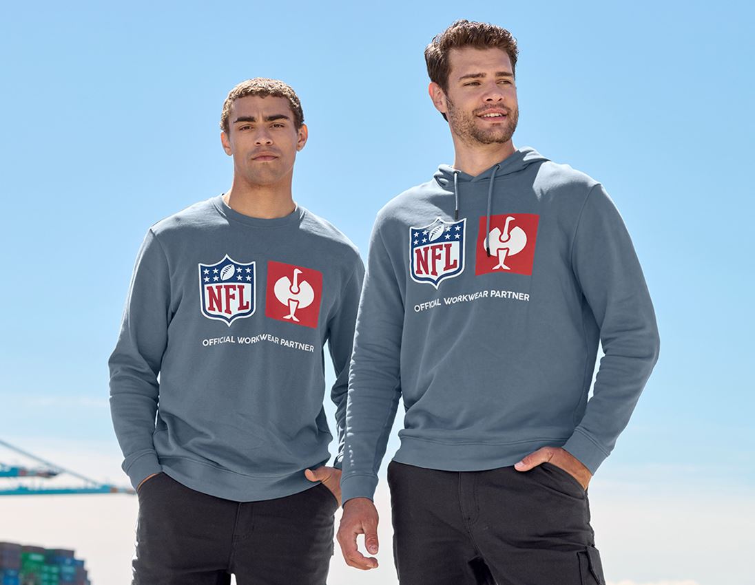 Samenwerkingen: NFL Hoodie cotton + oxideblauw 3