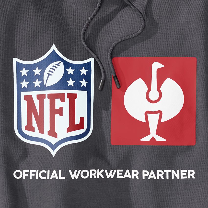 Bovenkleding: NFL Hoodie cotton + carbongrijs 2