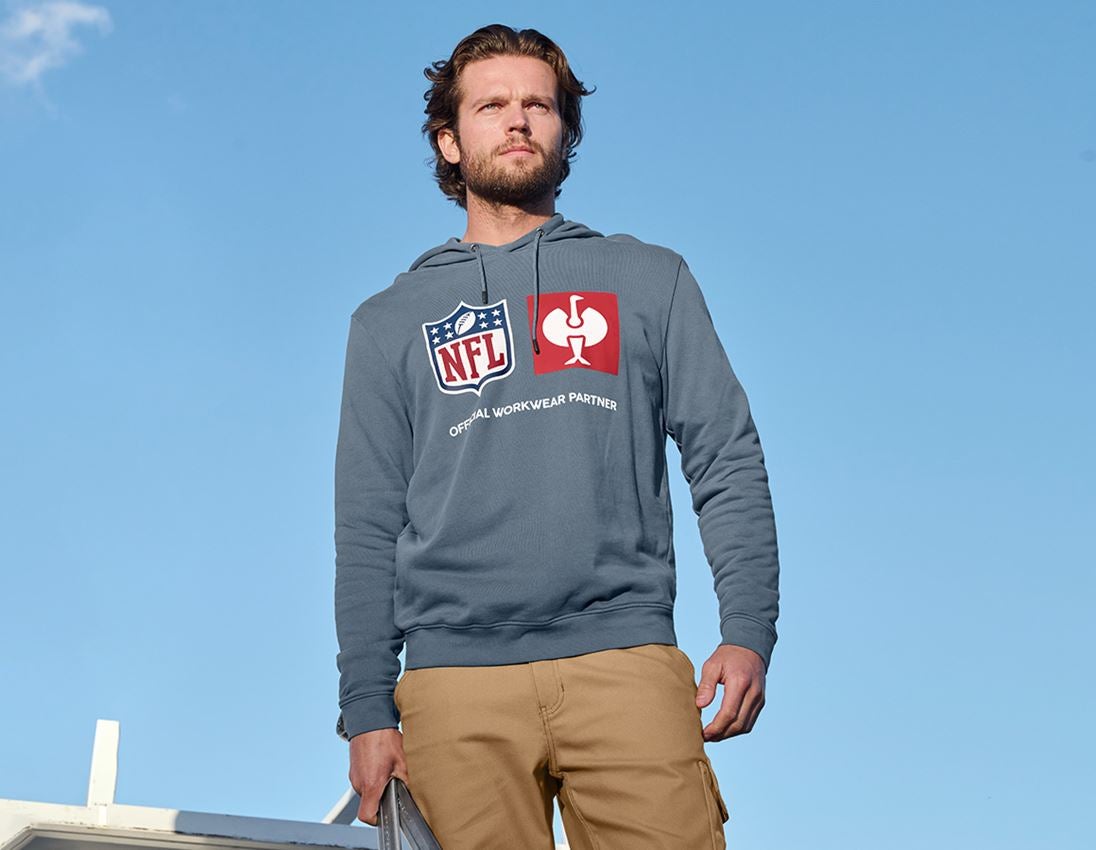 Bovenkleding: NFL Hoodie cotton + oxideblauw