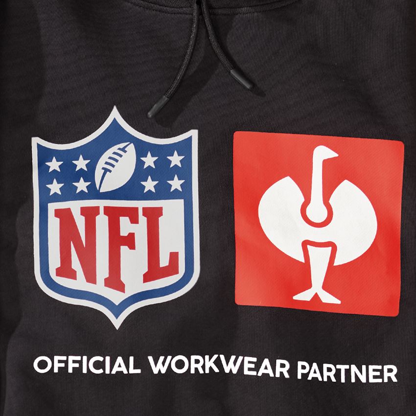 Samenwerkingen: NFL Hoodie cotton + zwart 2