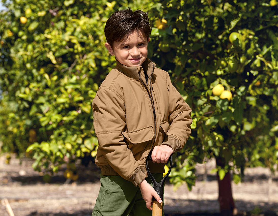 Kleding: Pilotjack e.s.iconic, kinderen + amandelbruin 3