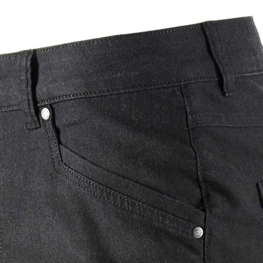 Werkbroeken: Short met 5 zakken e.s.vintage + zwart 2