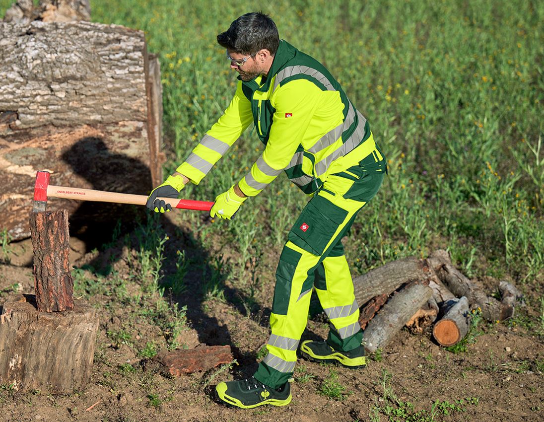 Onderwerpen: Veiligheidswerkbroek e.s.motion 24/7 + groen/signaalgeel 5