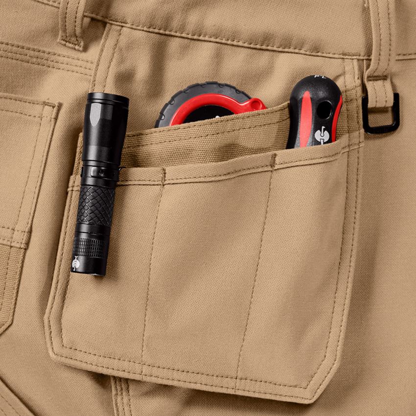 Werkbroeken: Worker-werkbroek e.s.iconic tool-pouch + amandelbruin 2