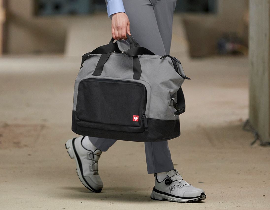 Accessoires: Duffle bag-reistas e.s.work&travel + bazaltgrijs/zwart