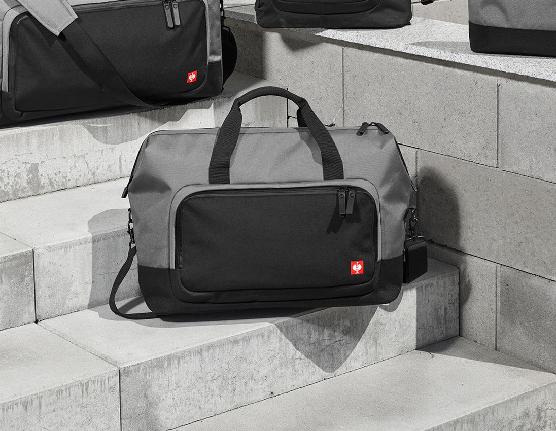 Accessoires: Duffle bag-reistas e.s.work&travel + bazaltgrijs/zwart 3