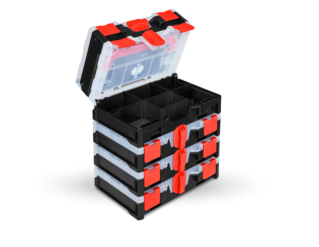 Gereedschapskoffers: STRAUSSbox mini set 5 voor 4 1