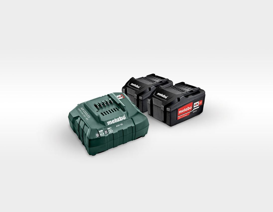 STRAUSSbox Systeem: Metabo 18,0V combipack XV 3x 4,0 Ah LiHD+lader 14