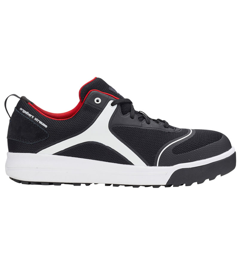 S1: e.s. S1 Halfhoge veiligheids- schoenen Vasegus low + zwart/wit 1