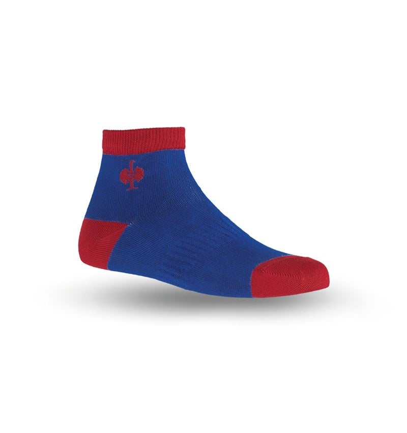 Accessoires: e.s. Allround-sokken Classic light/mid, kinderen + korenblauw/vuurrood