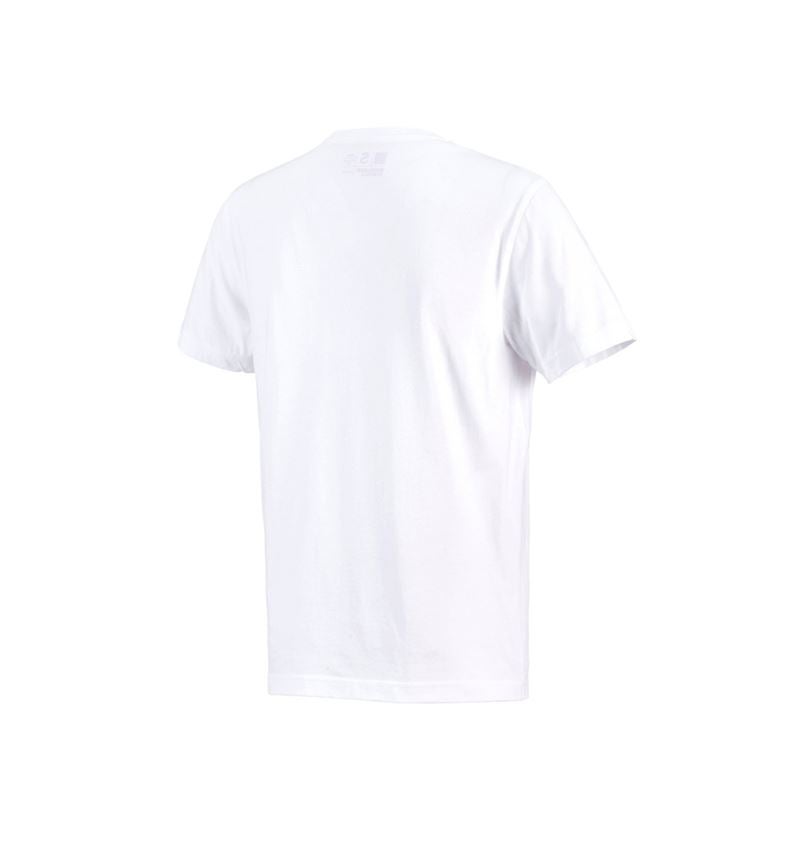Tuin-/ Land-/ Bosbouw: e.s. T-Shirt cotton + wit 2