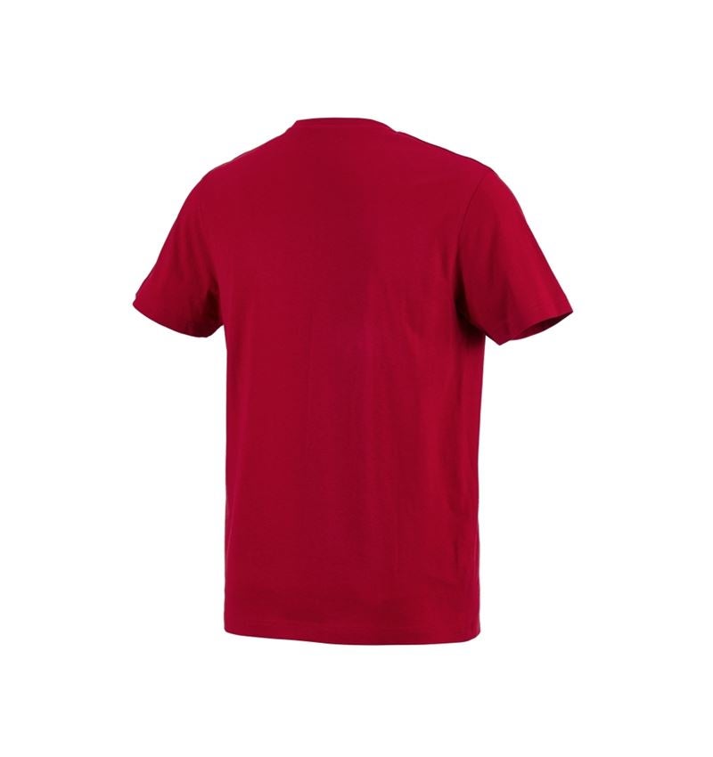Tuin-/ Land-/ Bosbouw: e.s. T-Shirt cotton + rood 1