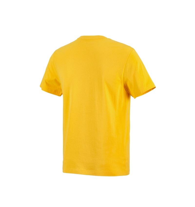 Tuin-/ Land-/ Bosbouw: e.s. T-Shirt cotton + geel 3