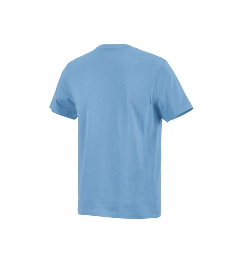 Schrijnwerkers / Meubelmakers: e.s. T-Shirt cotton + azuurblauw 1