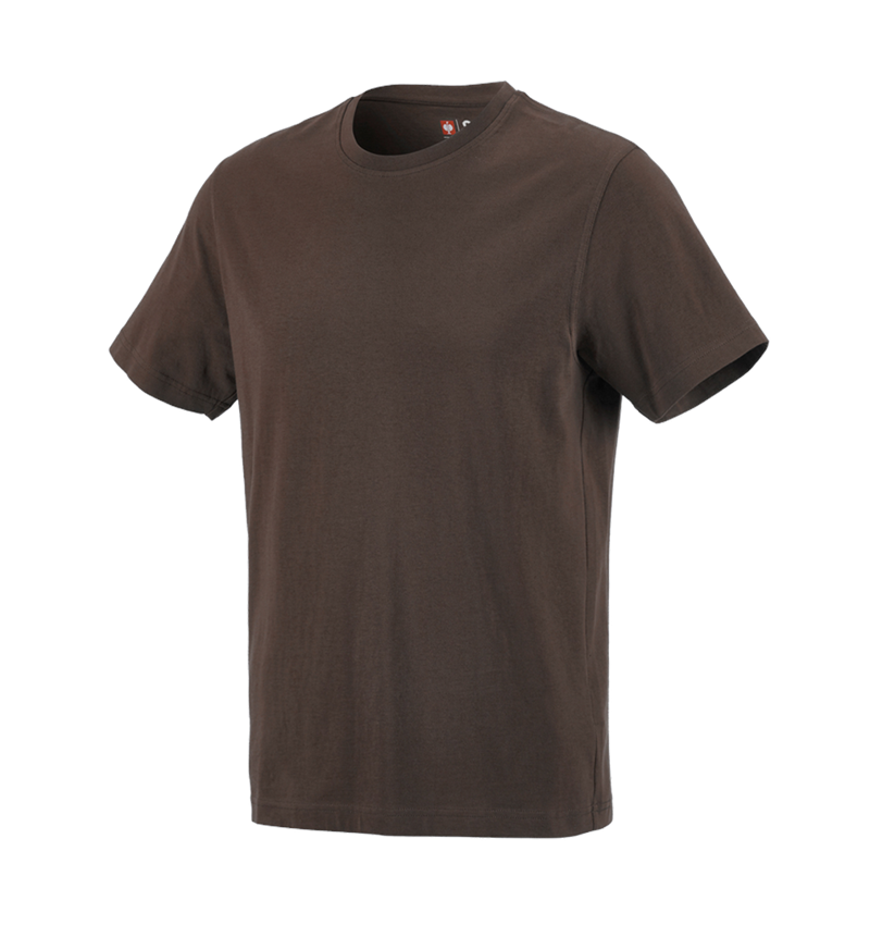 Schrijnwerkers / Meubelmakers: e.s. T-Shirt cotton + kastanje 2
