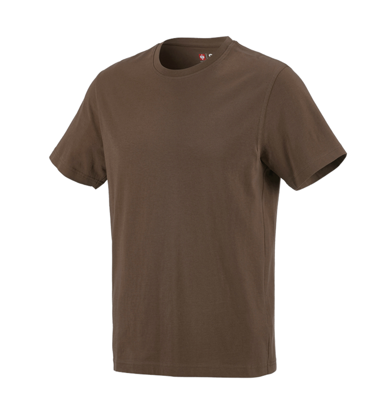 Schrijnwerkers / Meubelmakers: e.s. T-Shirt cotton + hazelnoot 1