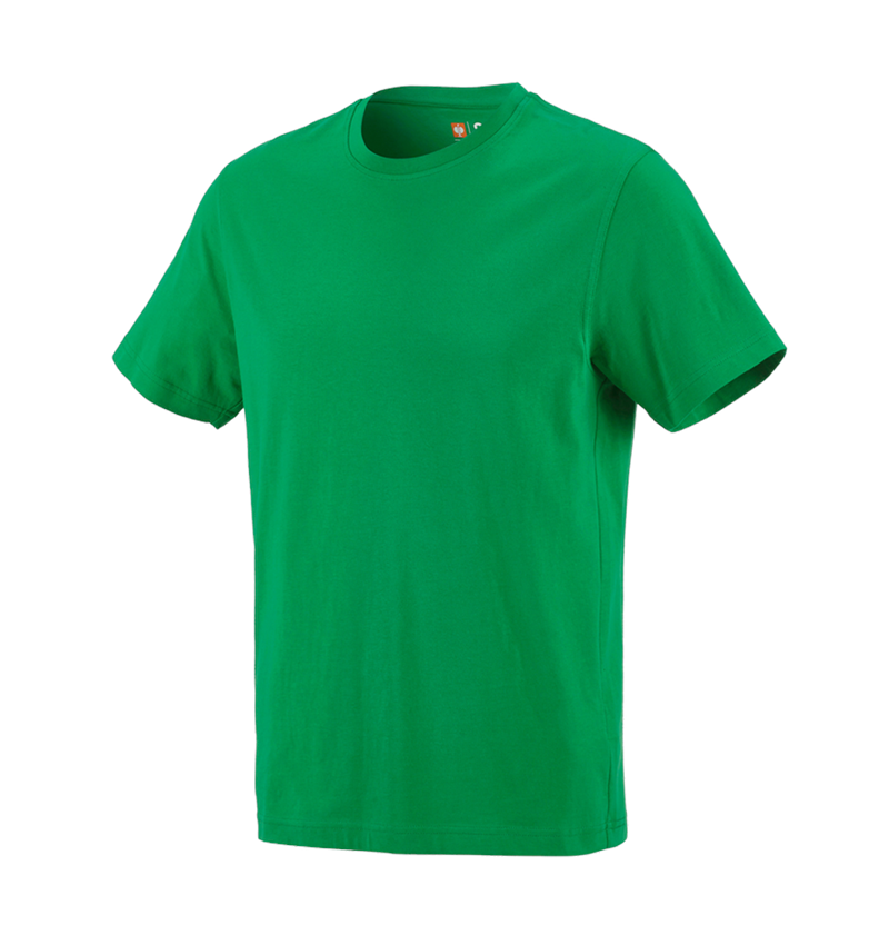 Loodgieter / Installateurs: e.s. T-Shirt cotton + grasgroen