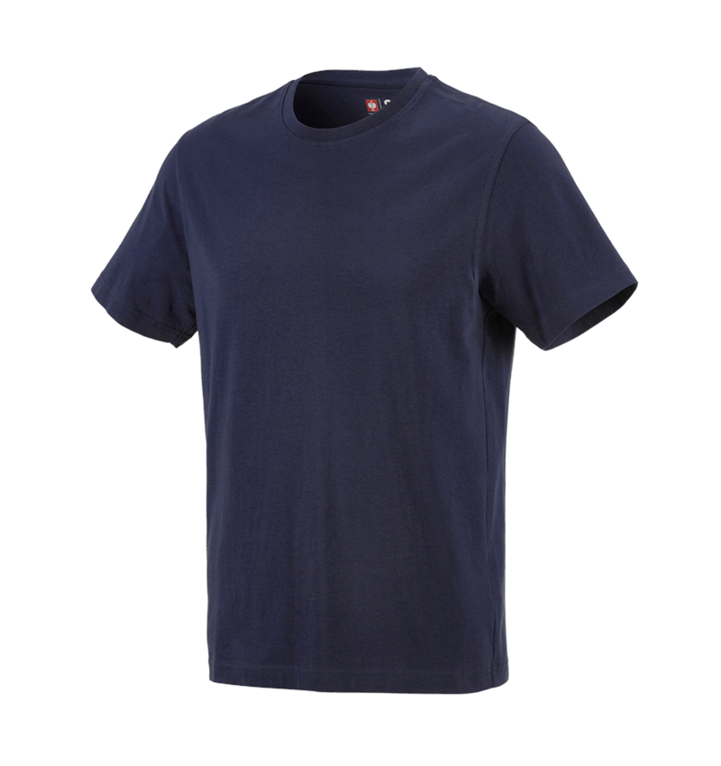Schrijnwerkers / Meubelmakers: e.s. T-Shirt cotton + donkerblauw 2