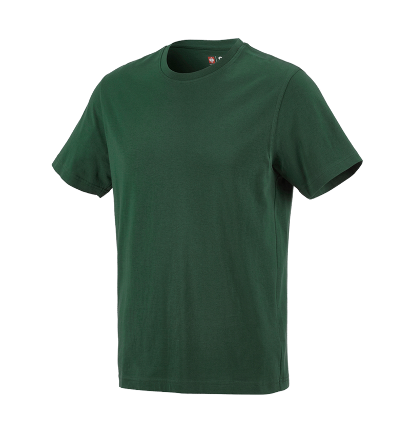 Tuin-/ Land-/ Bosbouw: e.s. T-Shirt cotton + groen 1